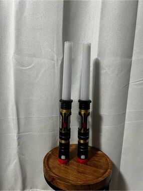 30" Lightsaber Red & Blue Pair Light Toy w/Lights, Movement & Sound Space Sword